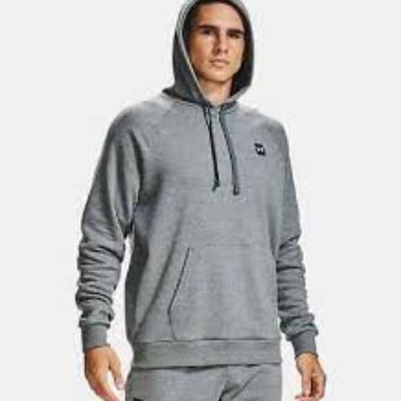 Under Armour Other - Men's Under Armour Charcoal Drawstring Hoodie w/ Large Front Pocket Size S
